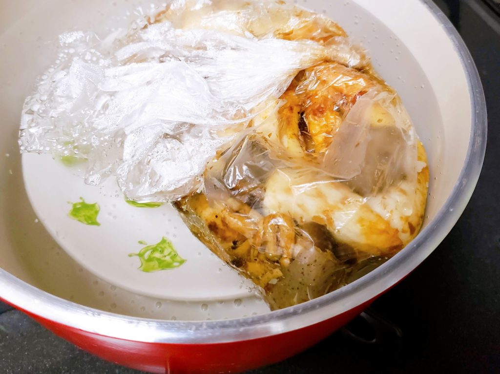 こんにゃくとしめじの甘辛煮